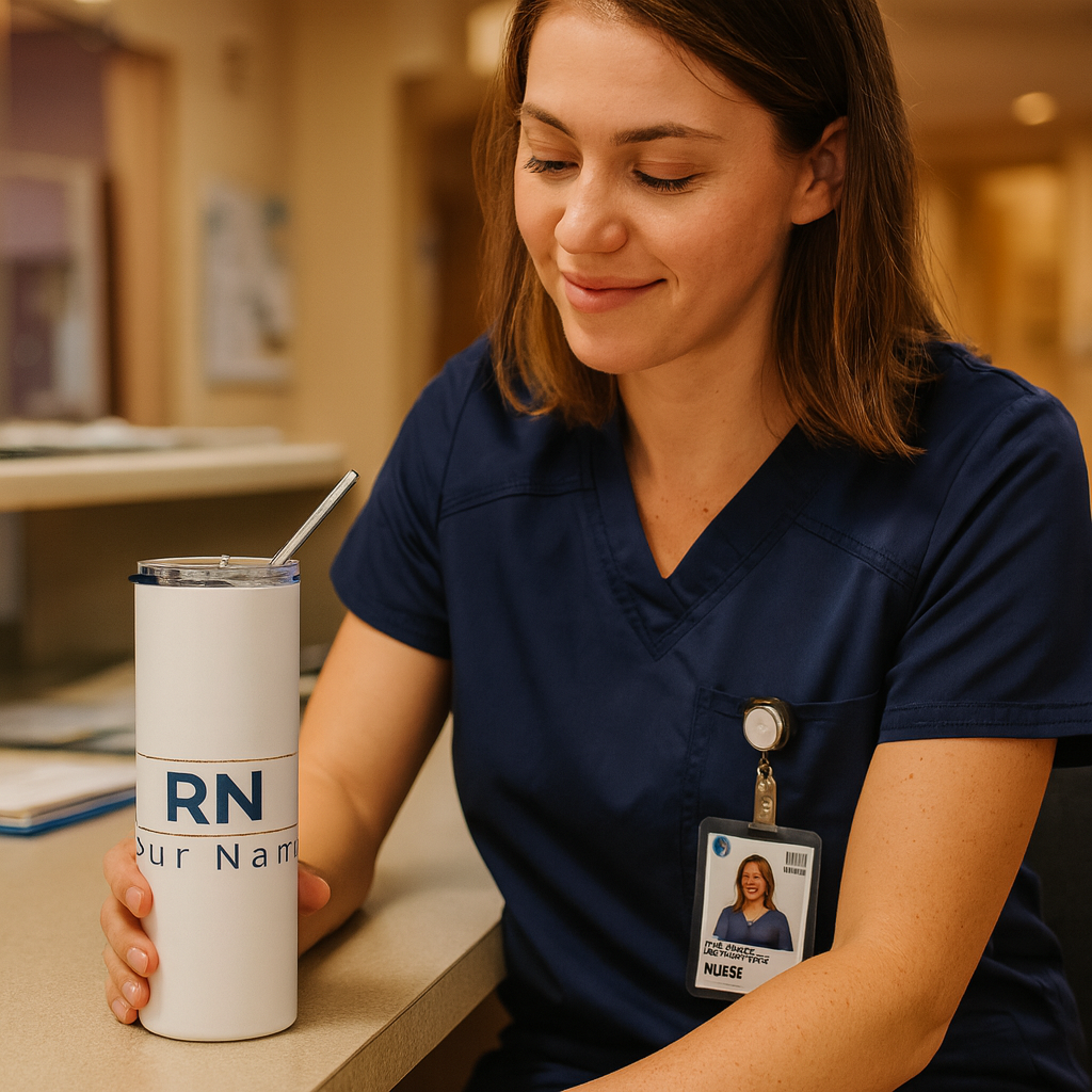 Personalized Nurse Tumbler